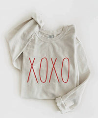 Oat Collective - Women's Xoxo Thermal Vintage Pullover