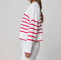 Splendid - Arden Stripe Polo Sweater