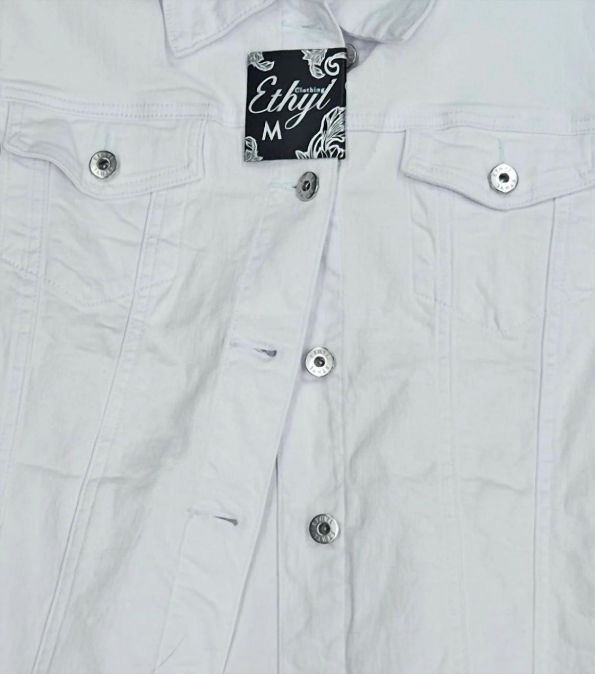 Ethyl - Women's Denim Jacket - Plus