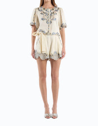 Christy Lynn - Charlize Emboidered Short