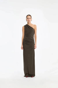 Rotate - Draped One Shoulder Dress