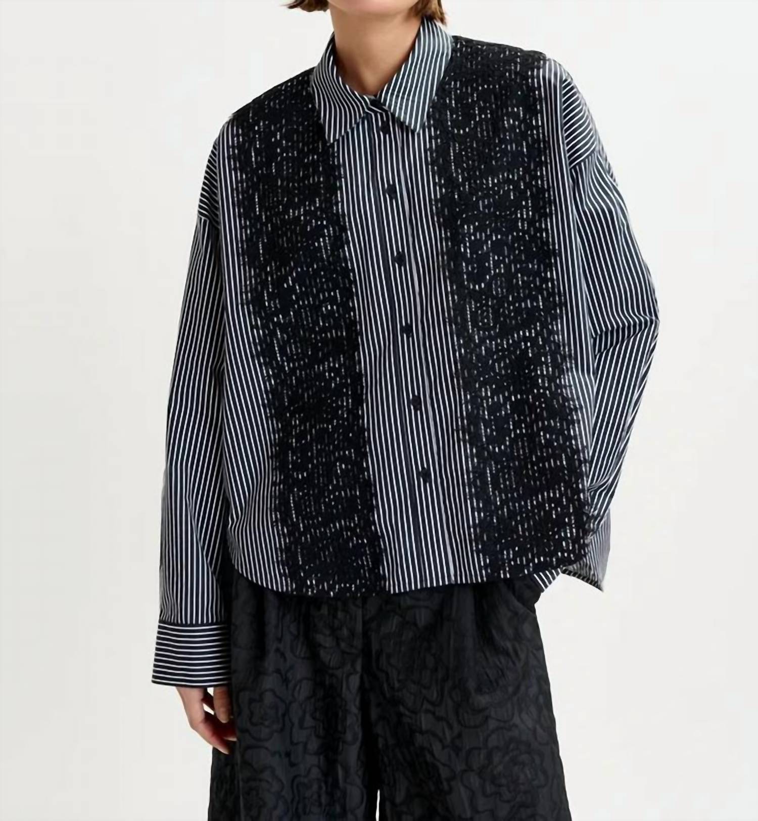 Essentiel Antwerp - Isan Lace Trim Shirt