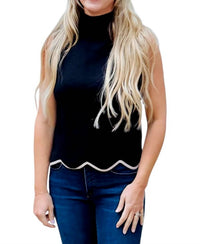 ee:some The Sylvie Top in black - women's blouse