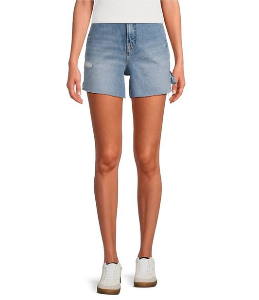 Good American - Mid Rise Carpenter Long Shorts