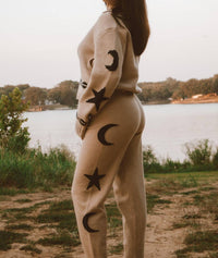 Raisonnel East Coast Nights Jogger in tan - women's pants - alternate view