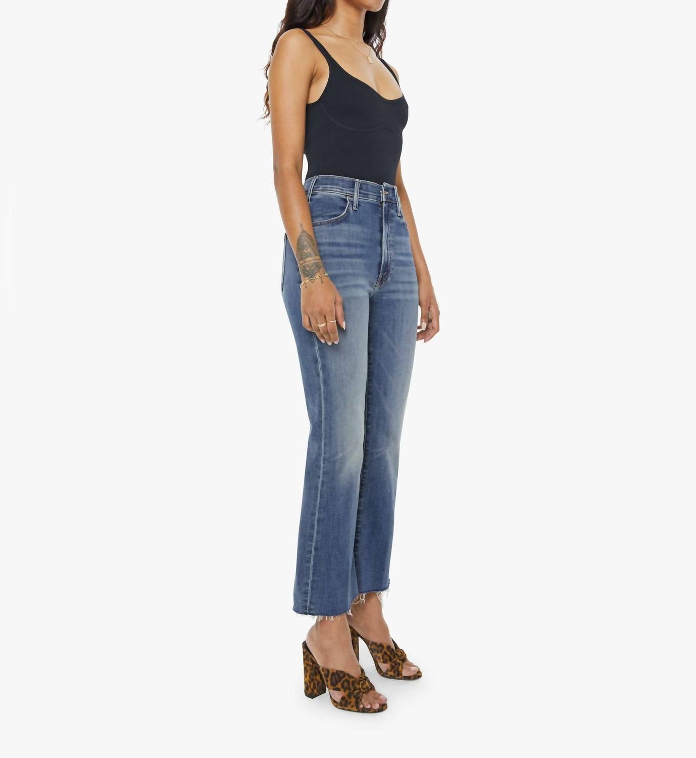 Mother - Hustler Ankle Fray Jean