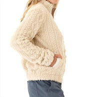 Threads 4 Thought - Patsy Cable Knit Sherpa Jacket