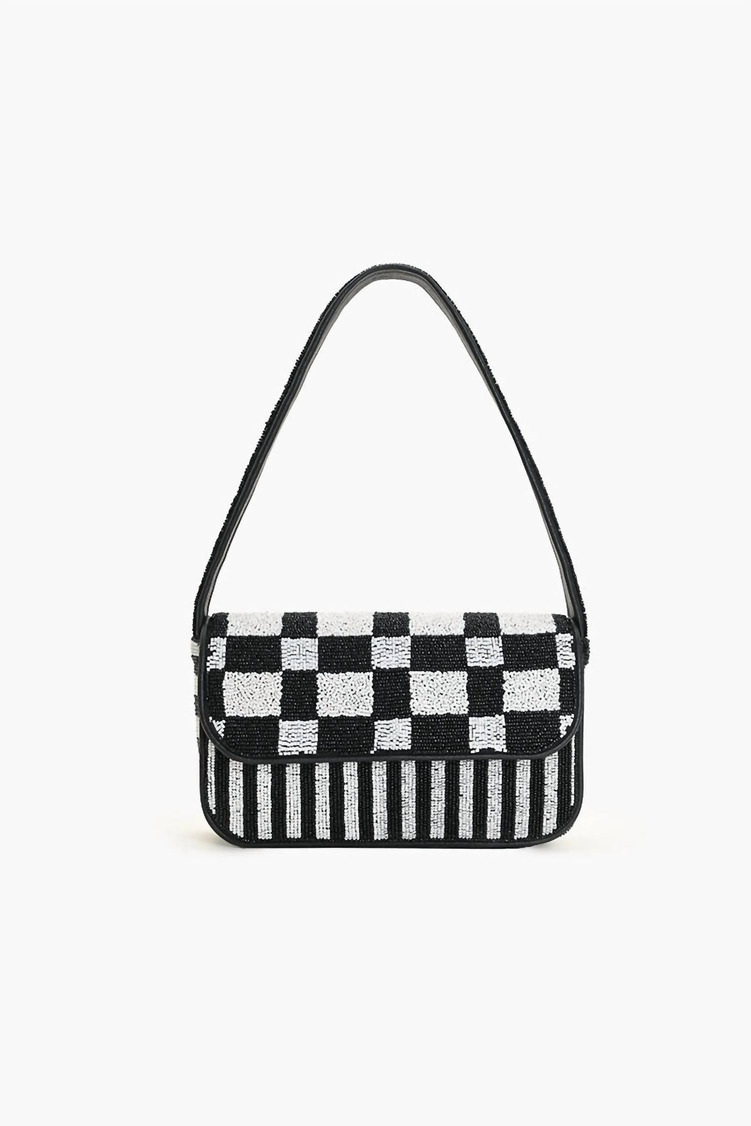 America & Beyond - Women's Zen Check Shoulder Bag