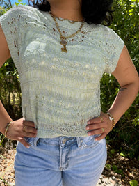 Mystree - Cabana Crochet Top