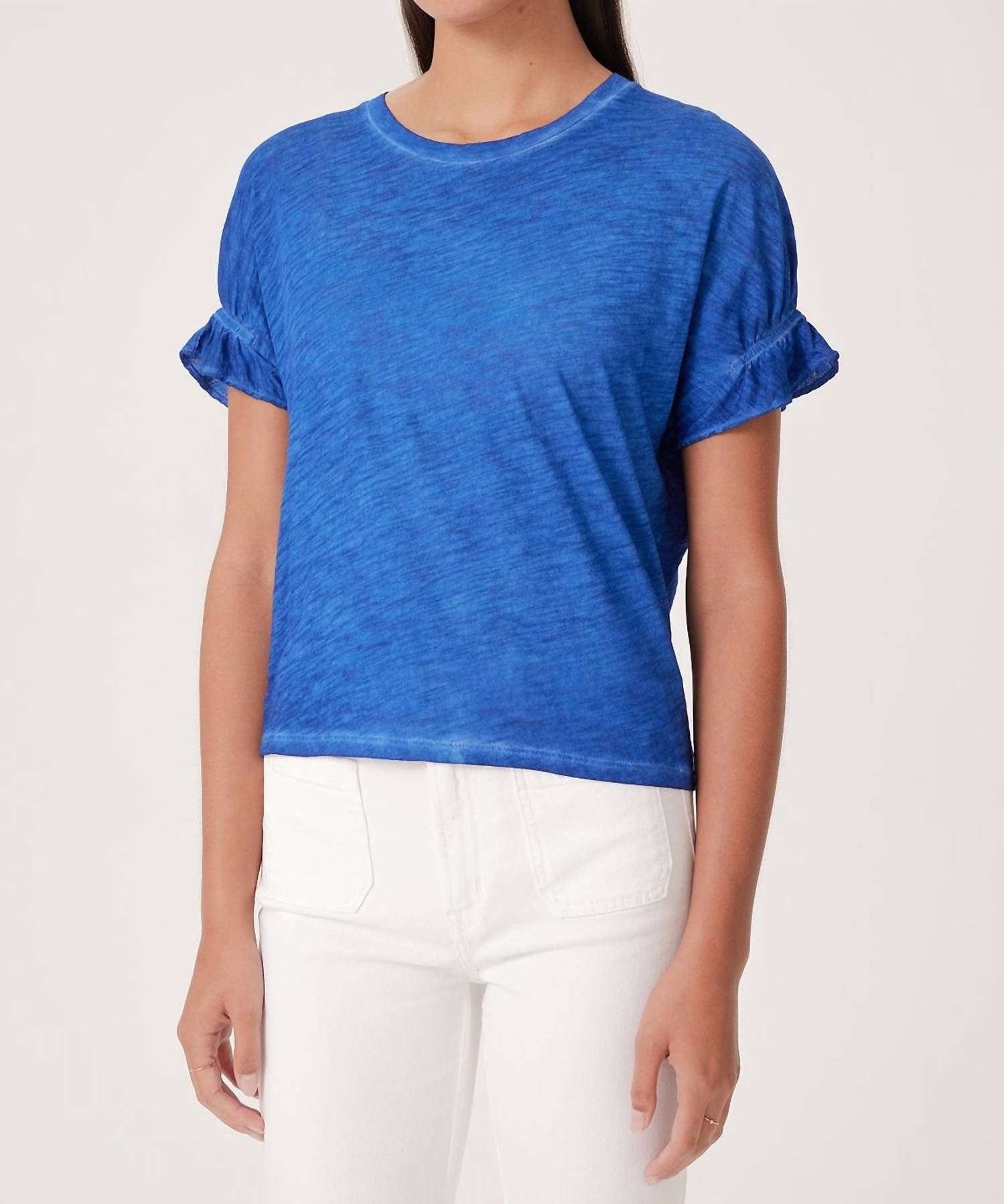 Goldie - Puff & Ruffle Sleeve Tee
