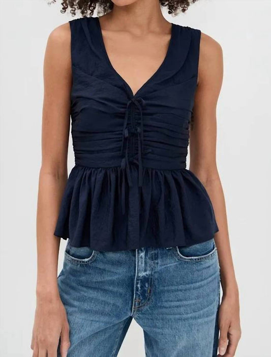 Cinq A Sept - Sina Peplum Top