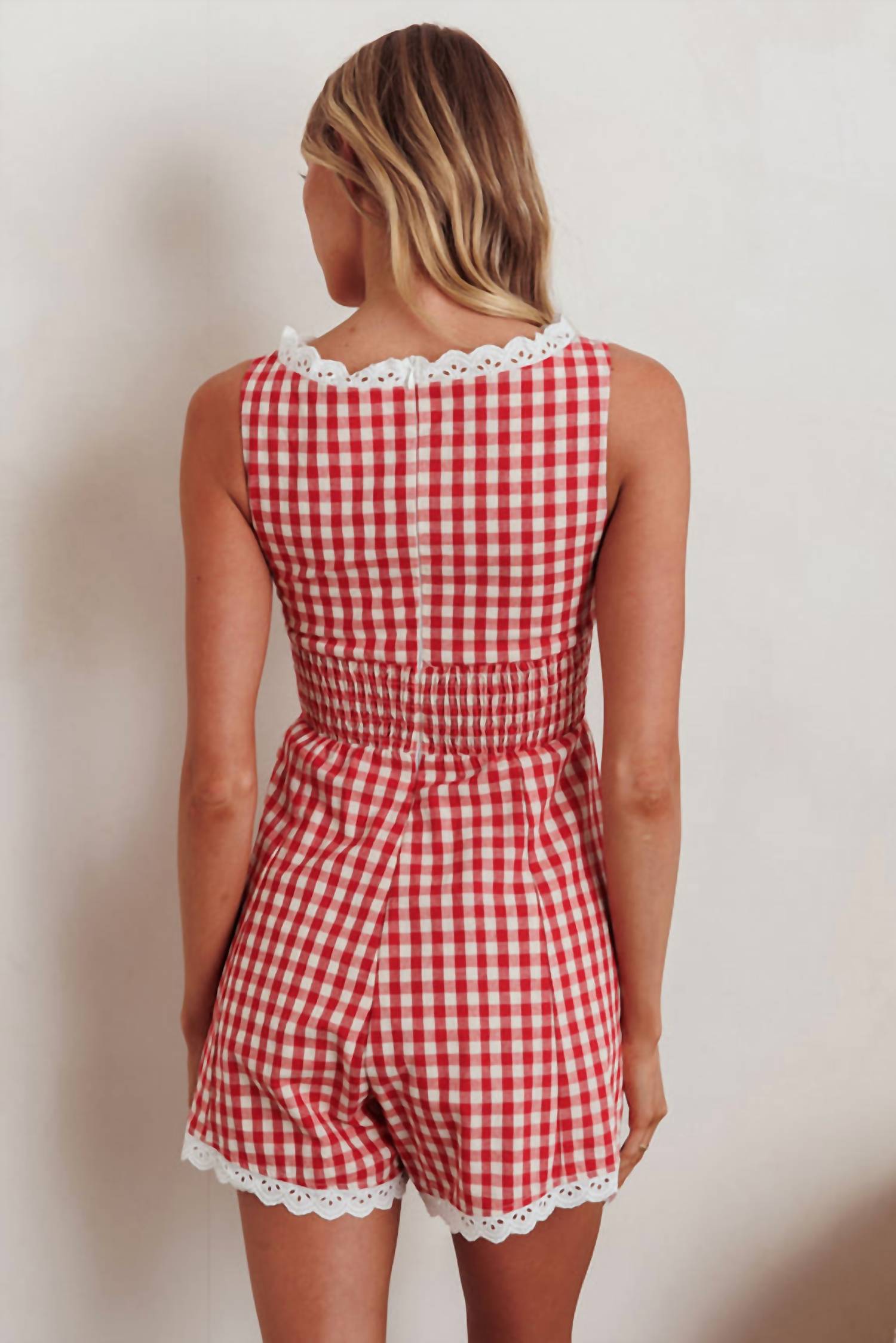 One And Only Collective - Carly Gingham Romper