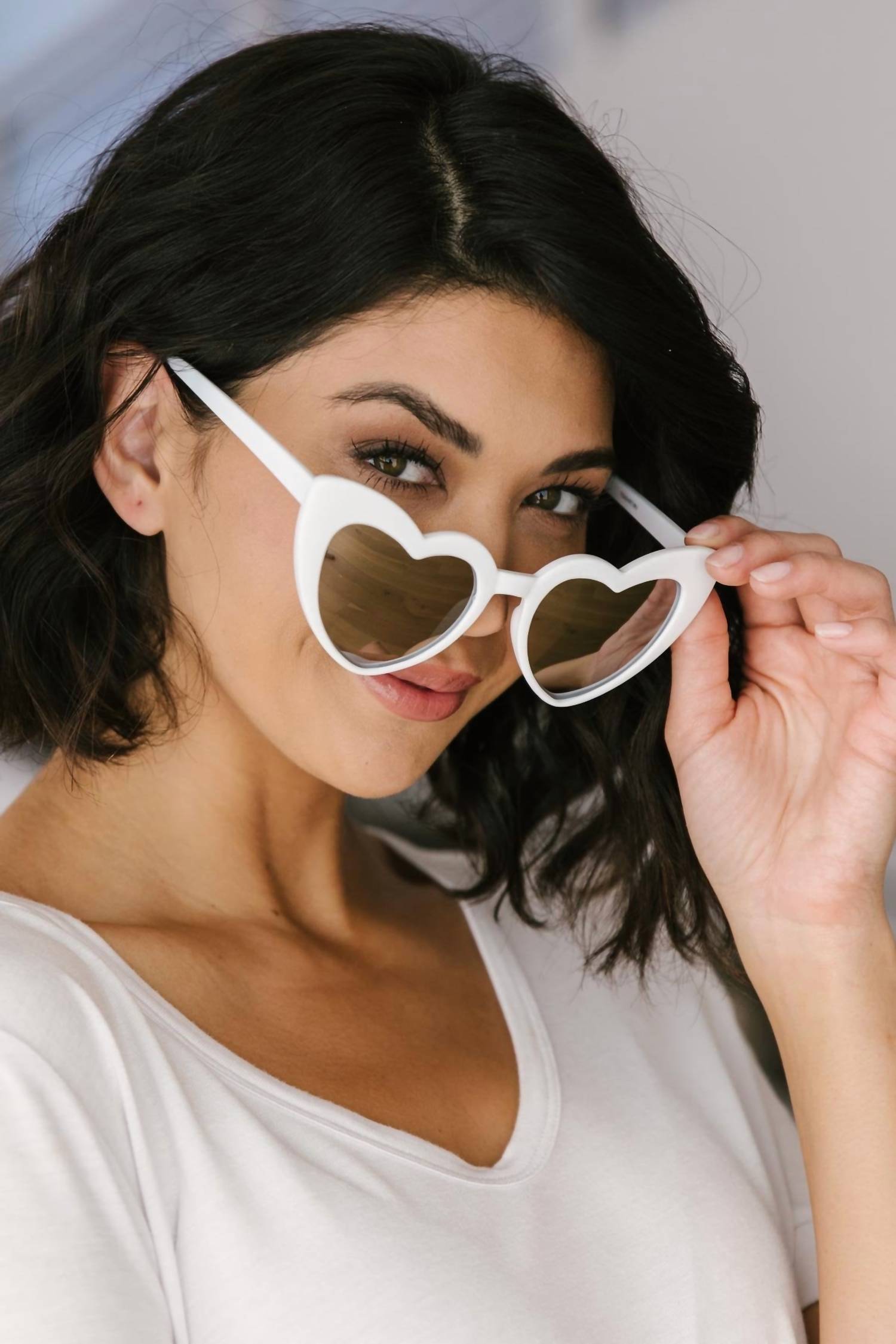 ANARCHY STREET Love For All Sunglasses in white - women's accessory