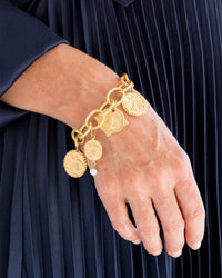 Susan Shaw - Women's Bee Intaglio Charm Bracelet