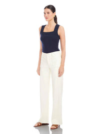 Fifteen Twenty - Sophia Faux Leather Wide-leg Pants