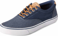 Sperry Men's Striper Ii CVO Sneaker in navy tonal - men's sneaker - detail view