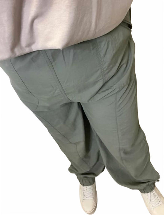 Zenana - Cargo Comfort Pants - Plus