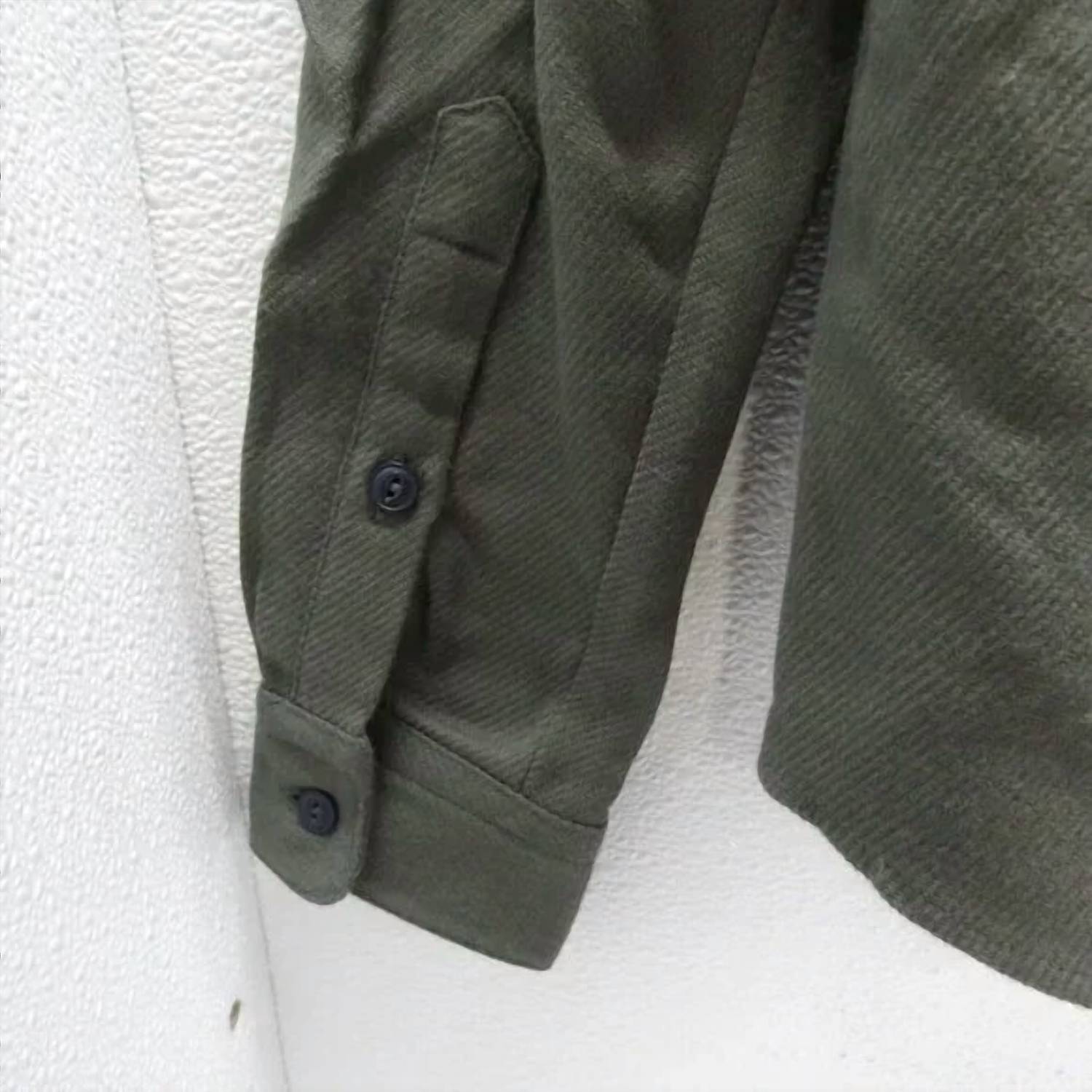 R2 Amsterdam - Men's Textured Cotton Button Overshirt