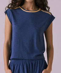 Chaser - Flora Cap Sleeve Tee