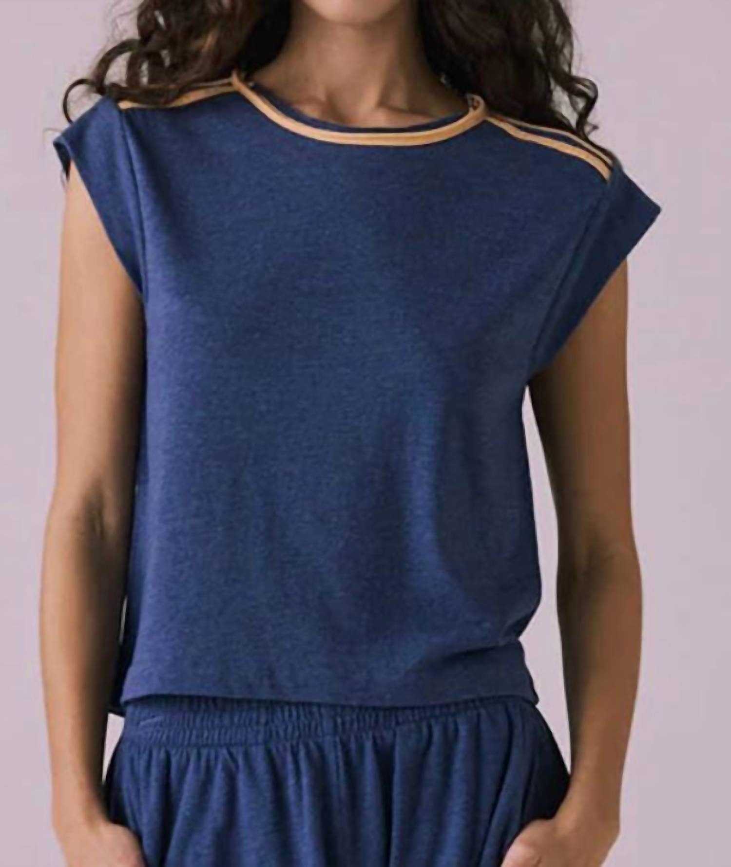 Chaser - Flora Cap Sleeve Tee
