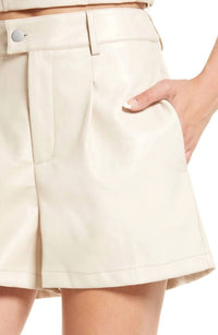 Amylynn - Tonya Faux Leather Shorts