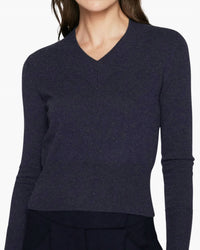 Autumn Cashmere - V Neck With High Cuffs Sweater