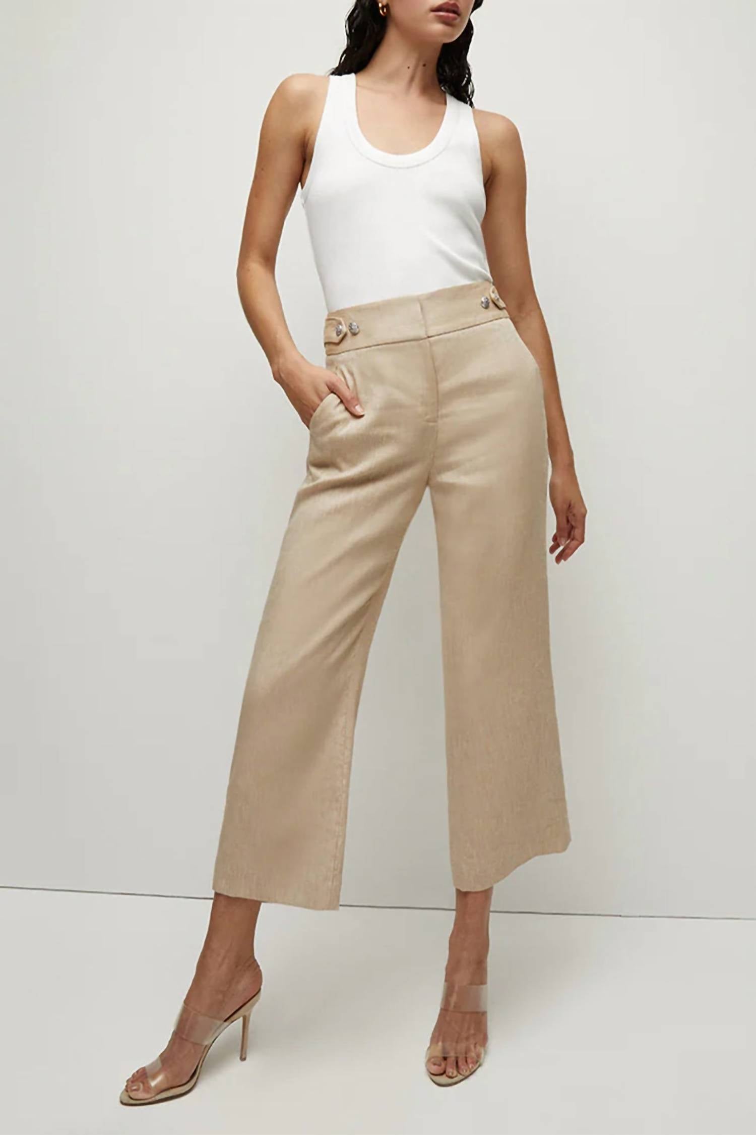 Veronica Beard - Aubrie Linen Pant