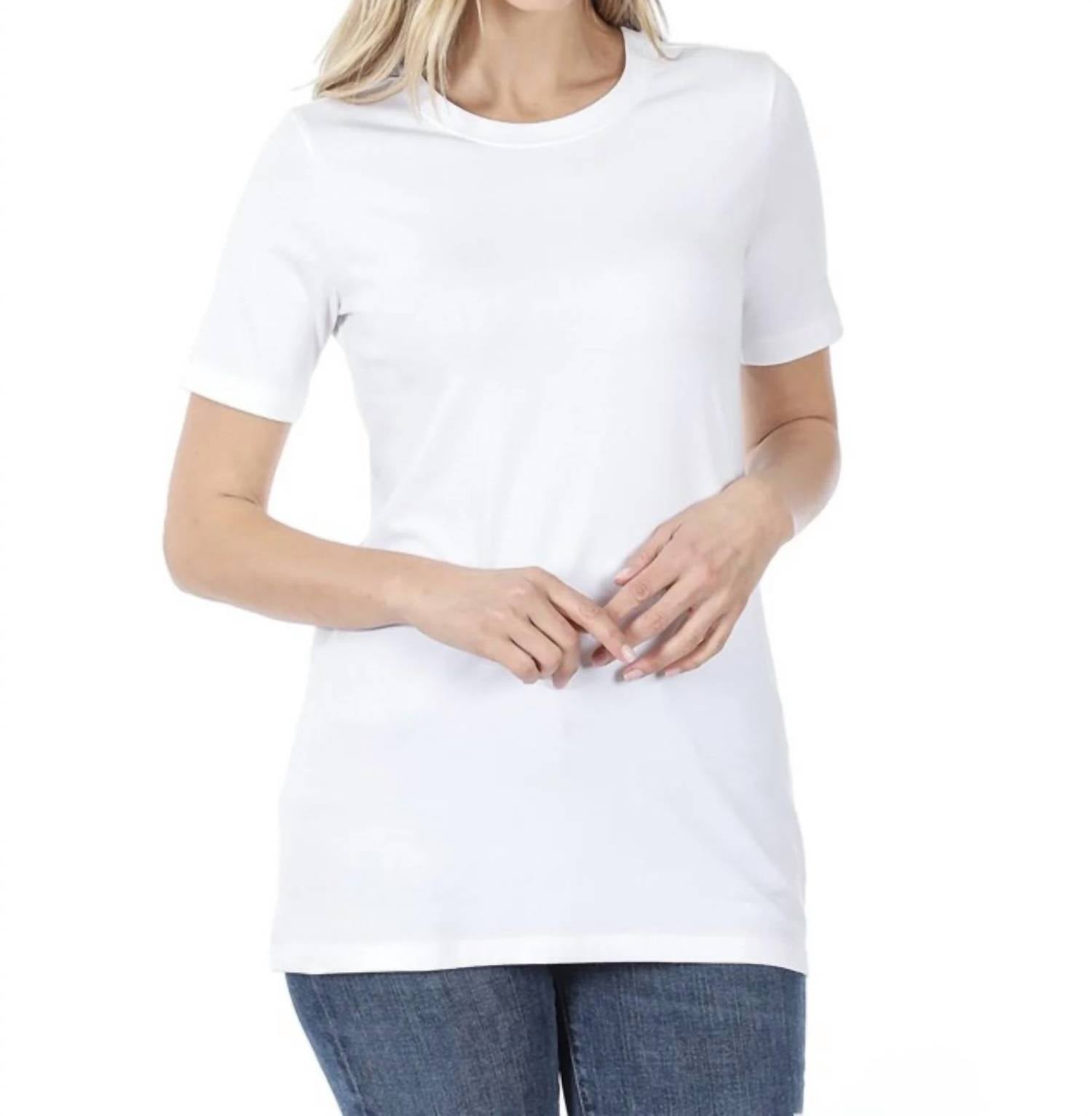 Zenana - Crew Neck T-shirt