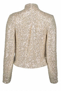 Bishop + Young - Women's Sublime Funnel Neck Sequin Top