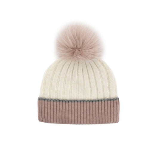 Mitchie'S Matchings - Women's Fox Pom Knit Hat