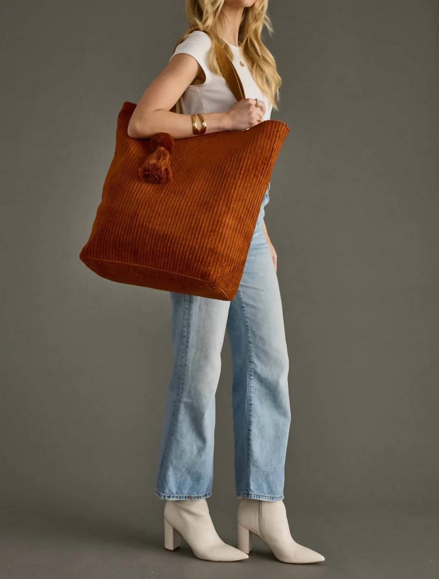 Panache - Women's Corduroy Tote Bag