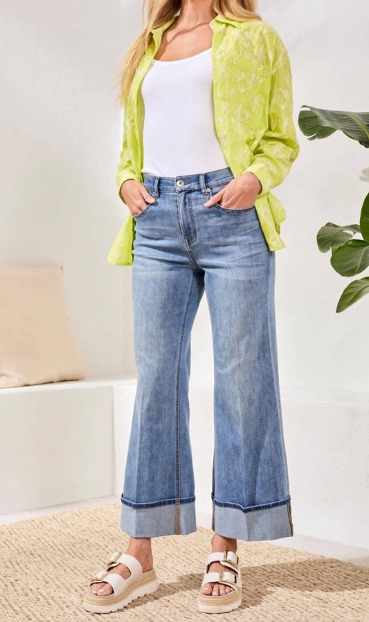 Tribal - Brooke Palazzo Tapered Wide Leg Jeans