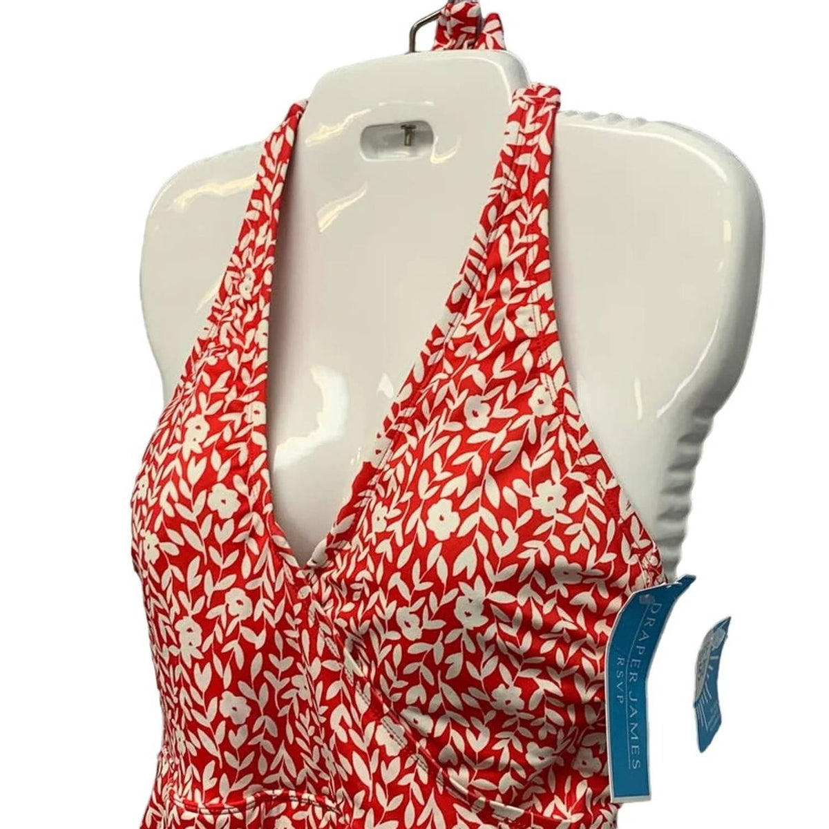 Draper James - Women's Summer Picnic Halter Swim Mini Dress
