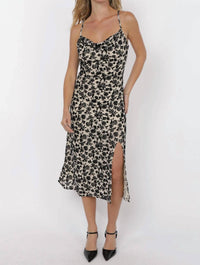 Sage The Label - Analogue nostalgia cowl neck midi dress