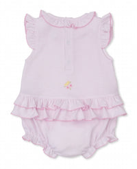 Kissy Kissy - Girl's Lemon Embroidered Bubble Romper