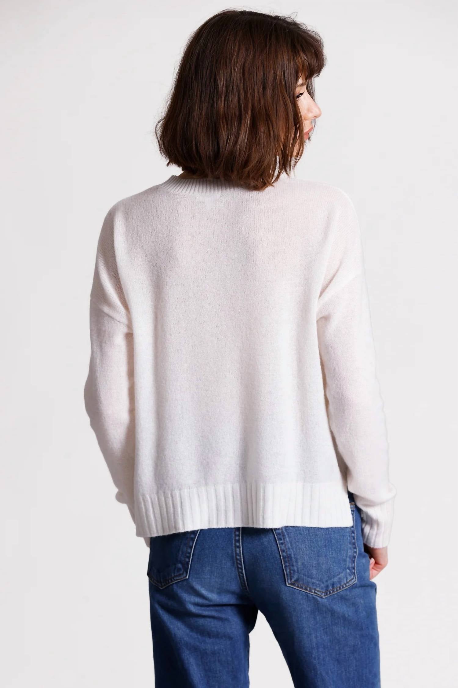 Minnie Rose - Cashmere Sport Crewneck Sweater