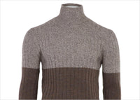 Pashmere - Men's Cashmere Mouline Mockneck Sweater