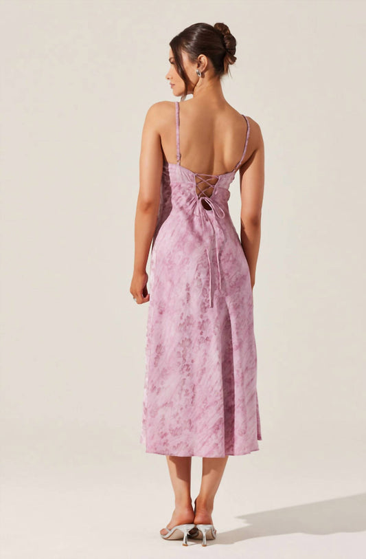 Astr - Women's Kaiya Satin Midi Dress