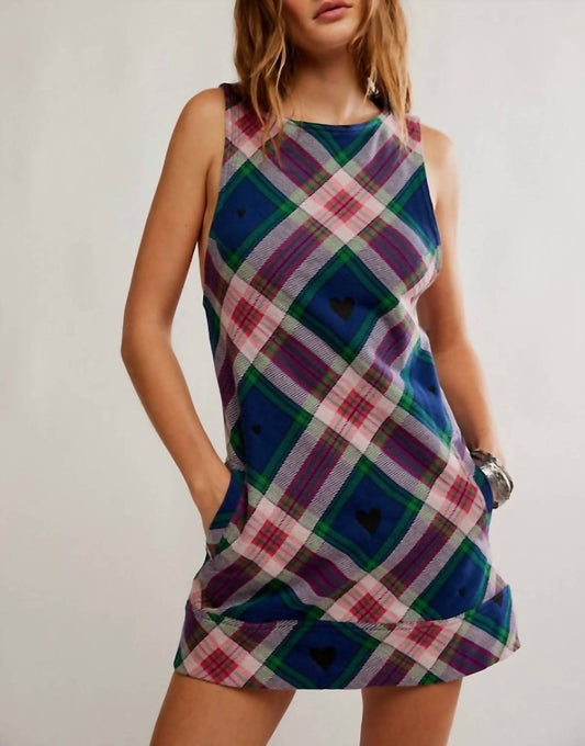 Free People - Carven Plaid Mini Dress