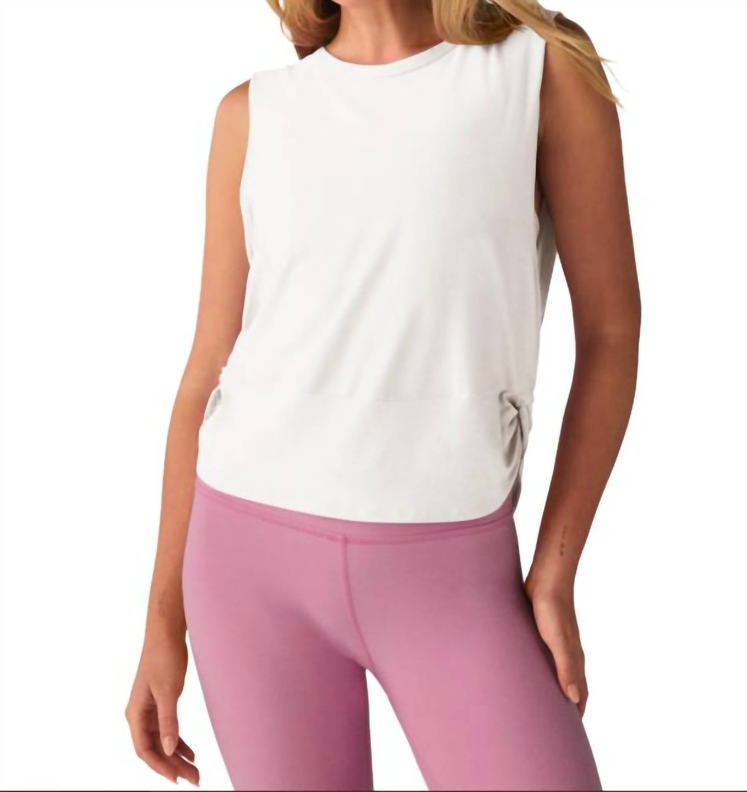 Beyond Yoga - Featherweight Side Note Twist Tank