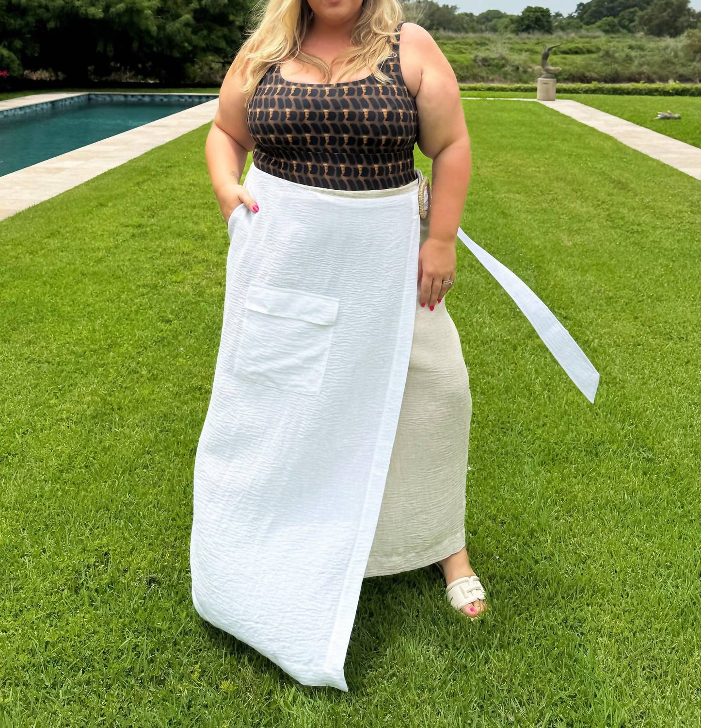 Adriana Contreras - Linen Maxi Skirt - Plus
