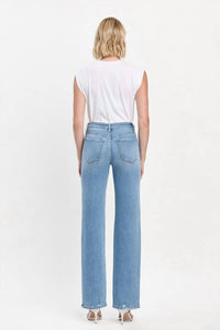Lovervet - High Rise Slim Wide Jeans