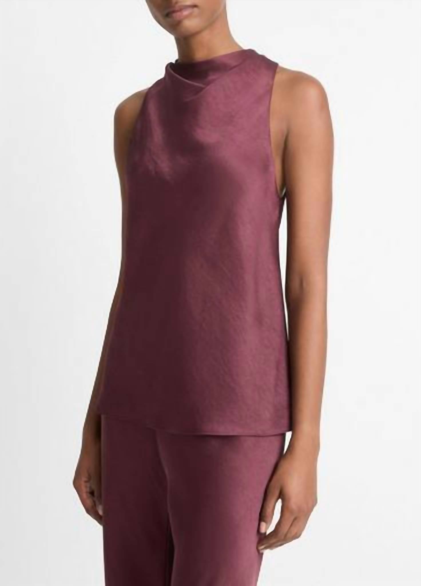 Vince - Cowl Neck Bias Top