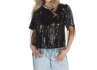 Thml - Fun & Festive Fringe Sequin Tee