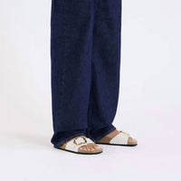 Birkenstock - Women's Madrid Hammered Big Buckle Narrow Sandal