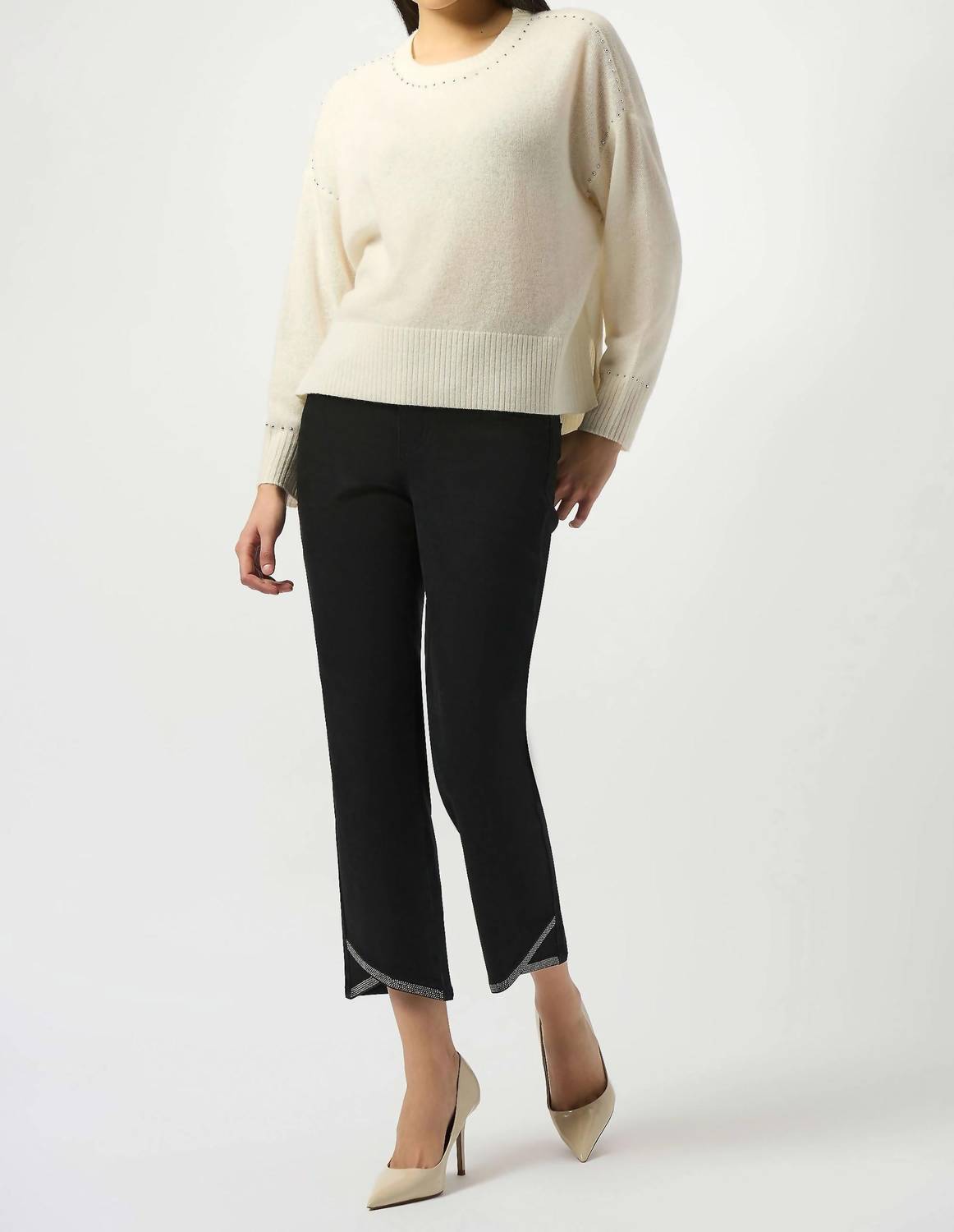 Joseph Ribkoff Ankle Pant in black - women's pants