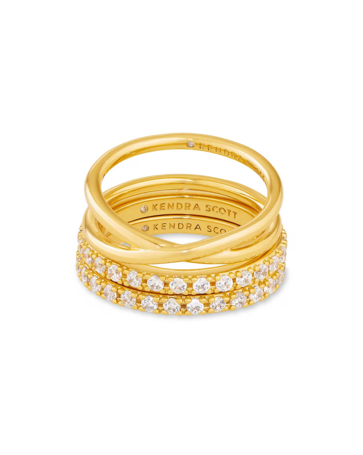Kendra Scott - Women's Livy Ring - Set Of 3