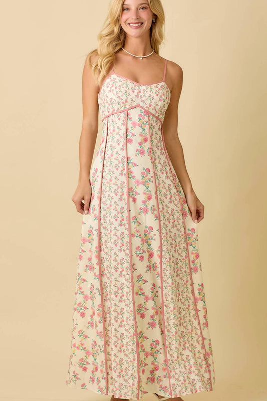 Mainstrip - Patchwork Floral Summer Maxi Dress