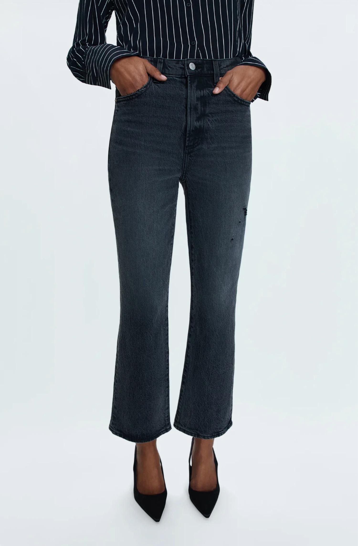 PISTOLA Ally High Rise Bootcut Jeans in after hours vintage - women's jeans - view 6