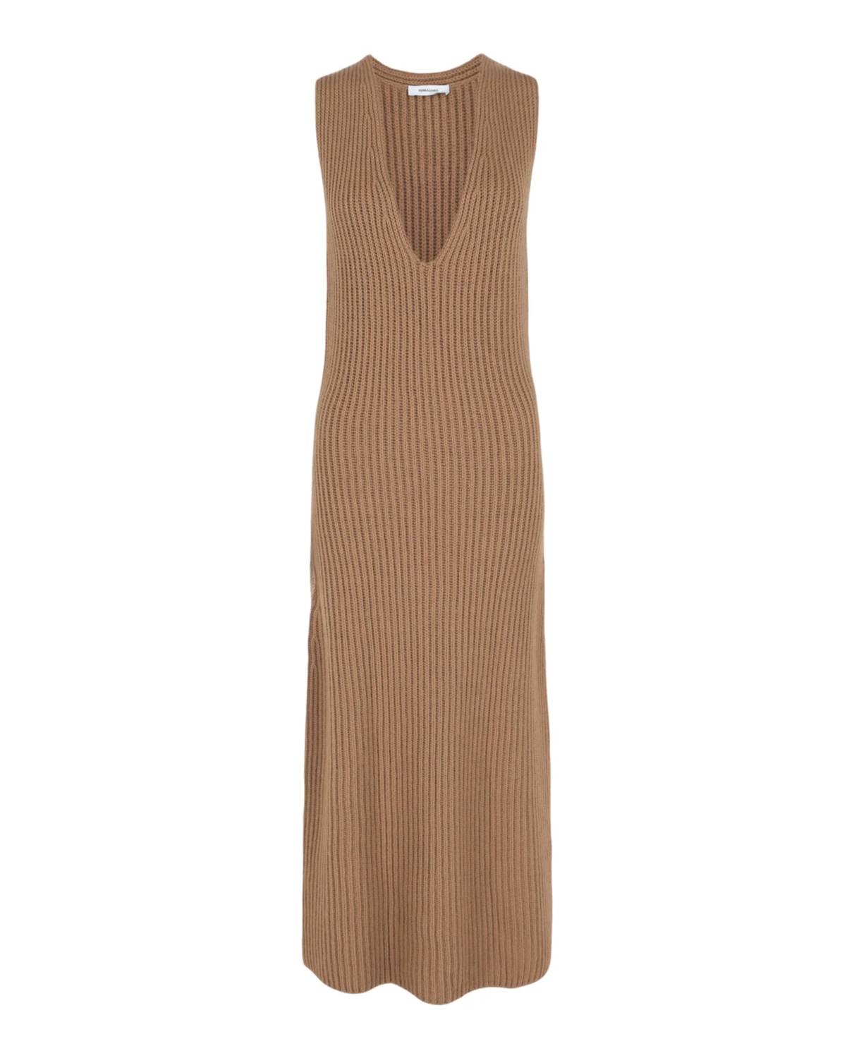 Salvatore Ferragamo - Women's Sleeveless Ribbed Knit Dress